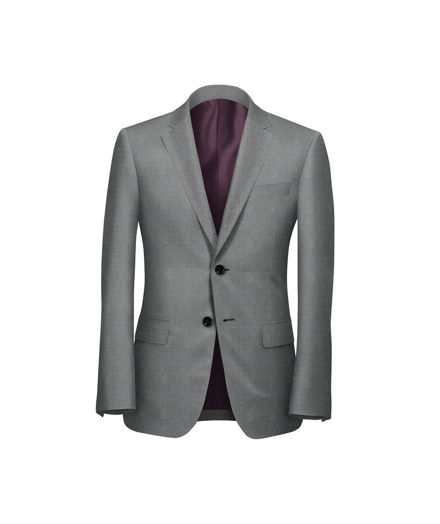 Mid Gray Twill Suit - Harland Gunnar