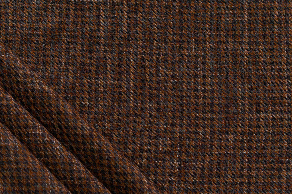 Brown Minicheck Blazer - Harland Gunnar