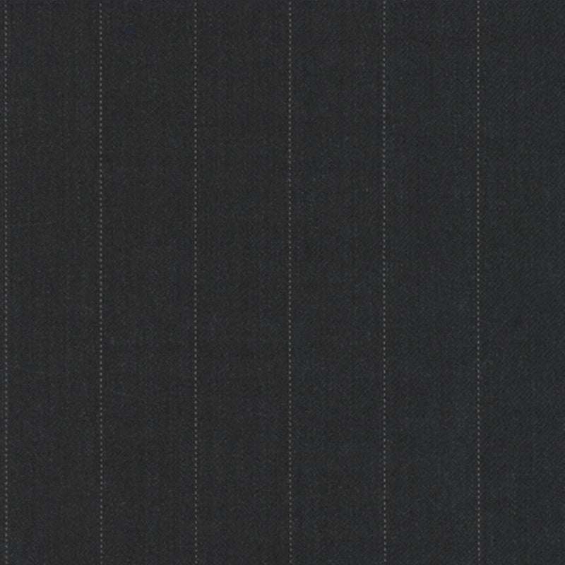 Dark Gray Wide Chalk Stripe Suit - Harland Gunnar