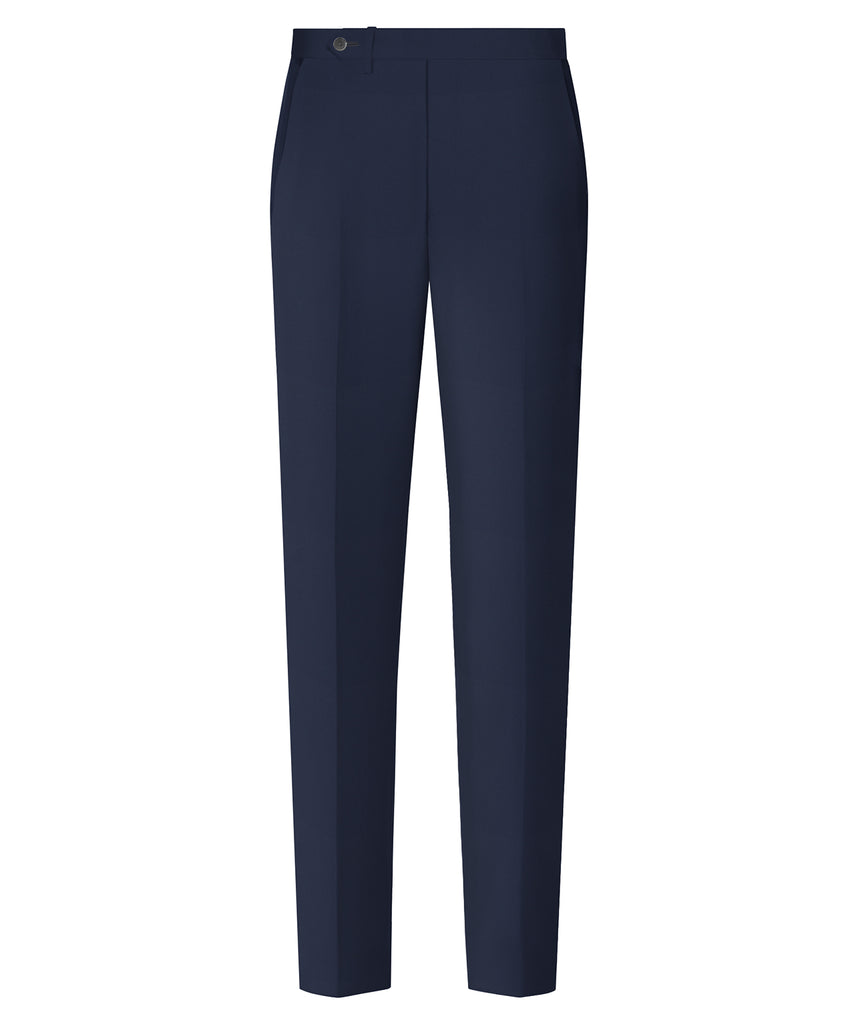 Navy Blue Natrual Stretch Cashmere Suit - Harland Gunnar