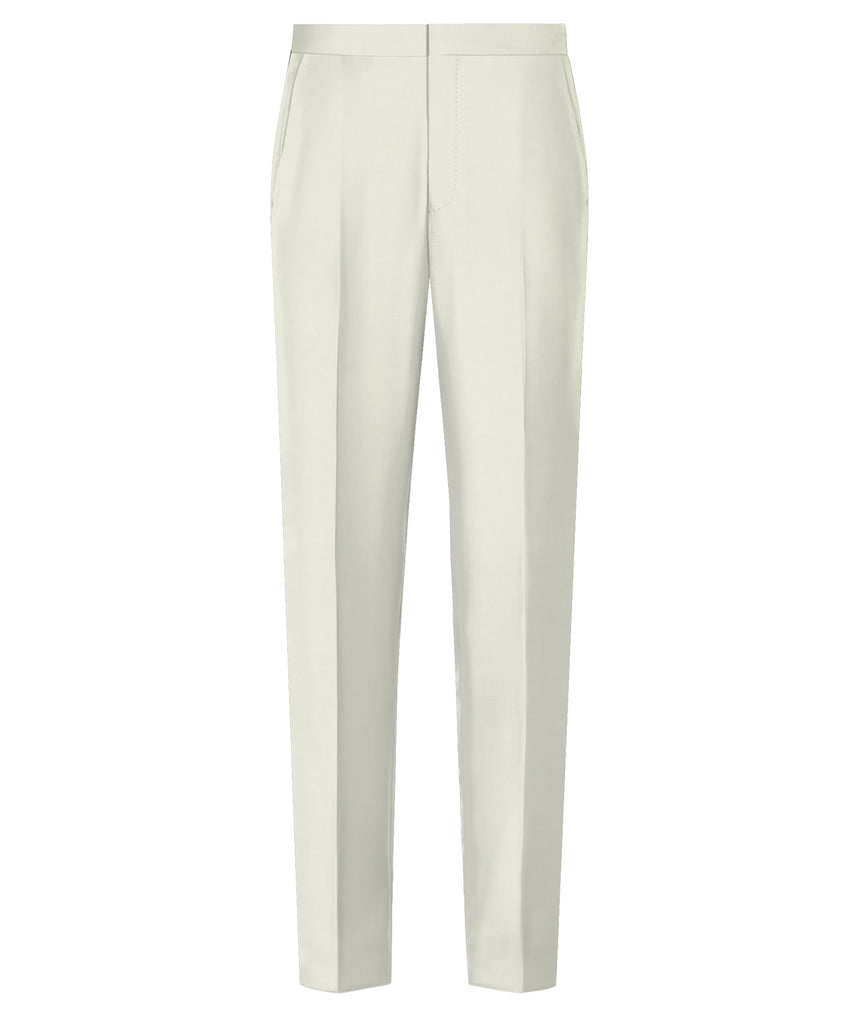 Ivory Natrual Shine Cashmere Suit - Harland Gunnar