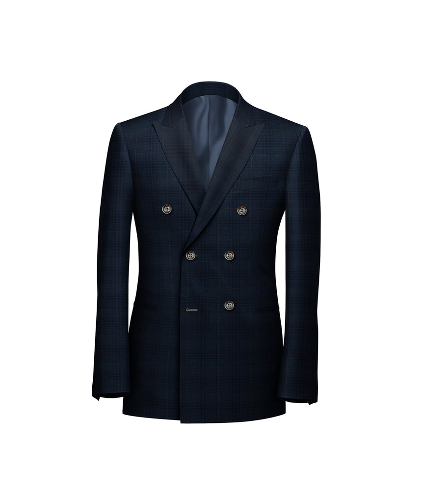 Prince Of Wales Blue Suit - Harland Gunnar