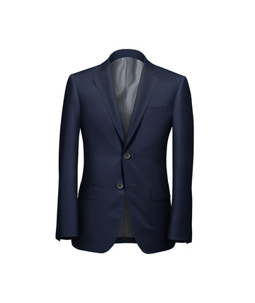 Navy Blue Natrual Stretch Cashmere Suit - Harland Gunnar