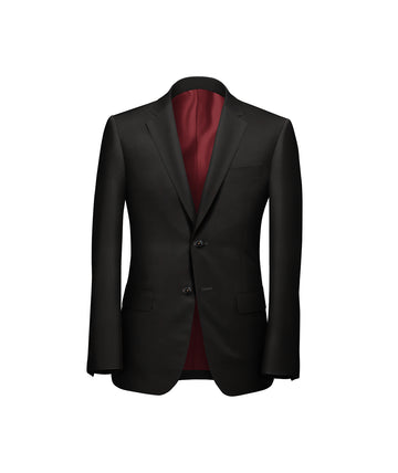 Ebony Black Fine Twill Suit - Harland Gunnar