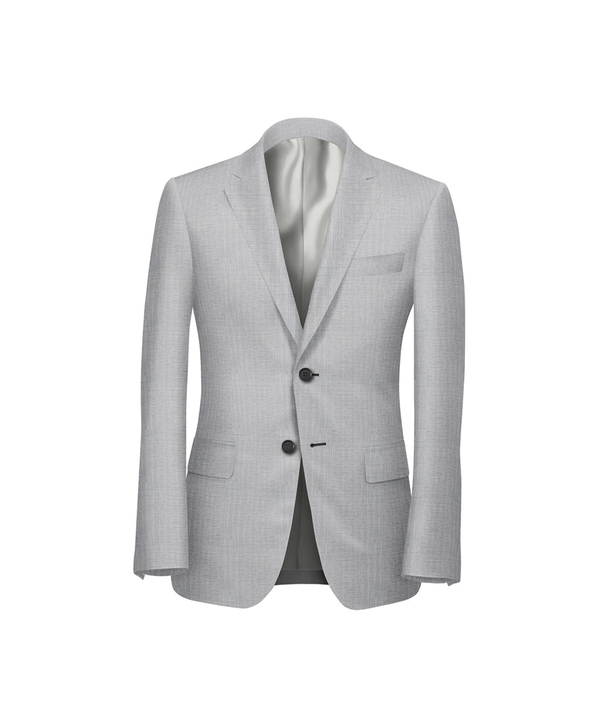 Light Silver Gray Cashmere Suit - Harland Gunnar