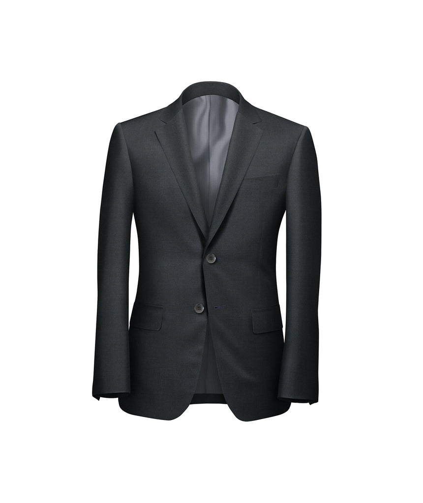 Charcoal Gray Twill Suit - Harland Gunnar