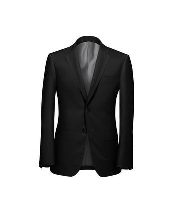 Black Natrual Shine Cashmere Suit - Harland Gunnar