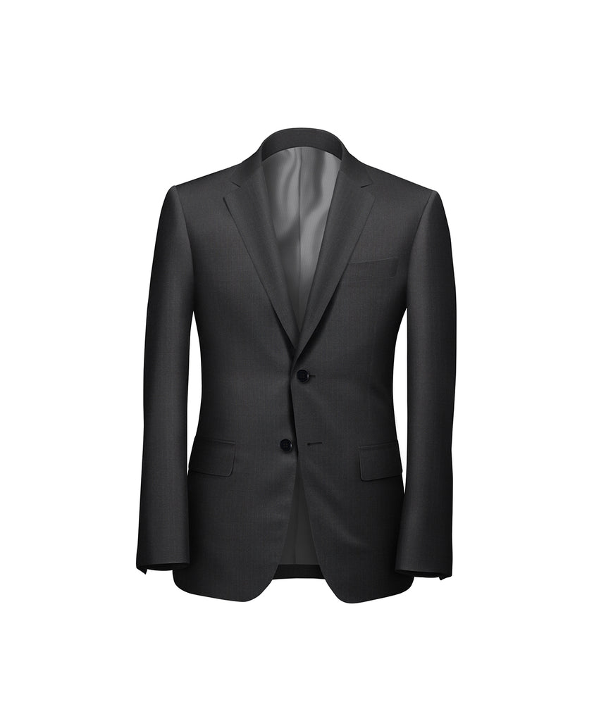 Charcoal Gray Narrow Stripe Suit - Harland Gunnar